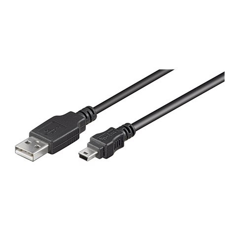 Goobay | USB cable | Male | 4 pin USB Type A | Male | Black | Mini-USB Type B | 1.5 m